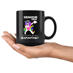 Senior 2020 Toilet Paper Funny Coffee Mug Unicorn Grad Gift|Class of 2020 The One Where They Were Quarantined Mug