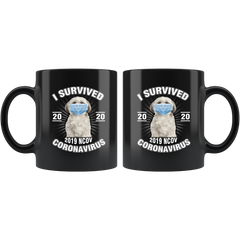 Quarantine Mug Dog Lover Coffee Mug Gift I survived Corona Virus 2020 Funny Shih Tzu Coffee Mug|Pandemic Mug Funny Gift for Shih Tzu Lover
