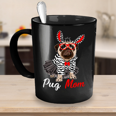 Cute Pug Coffee Mug Pug Mom Pug Lover Gift