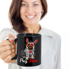 Cute Pug Coffee Mug Pug Mom Pug Lover Gift