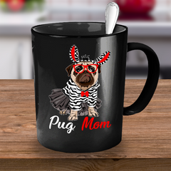 Cute Pug Coffee Mug Pug Mom Pug Lover Gift