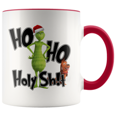 Grinch Ho Ho Holy Shit Grinch Funny Coffee Mug Gift