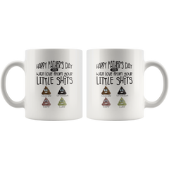 Dads Little Shits Mug (4 Kids)