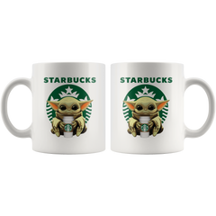 STARBUCKS Baby Yoda Funny Yoda Starbucks Coffee Mug Gift|Star Wars Yoda Fan Gift
