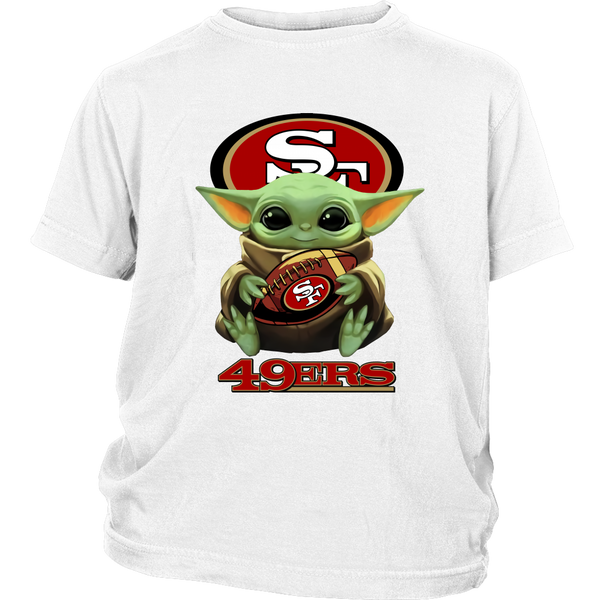 NFL Football San Francisco 49ers Baby Yoda Star Wars Shirt Youth Sweatshirt