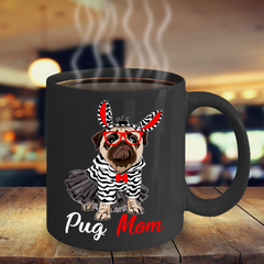 Cute Pug Coffee Mug Pug Mom Pug Lover Gift