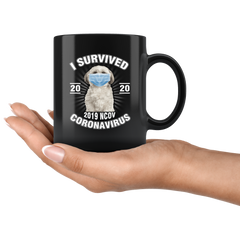 Quarantine Mug Dog Lover Coffee Mug Gift I survived Corona Virus 2020 Funny Shih Tzu Coffee Mug|Pandemic Mug Funny Gift for Shih Tzu Lover