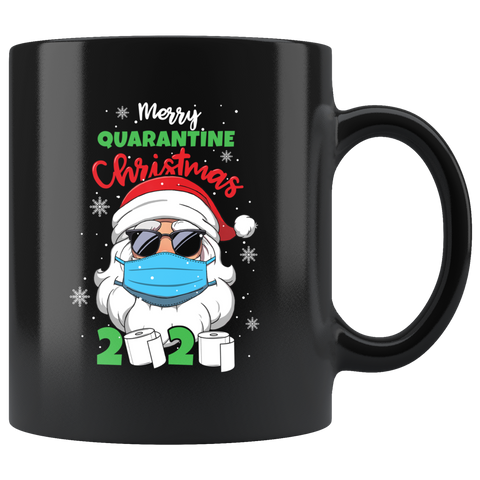 Funny Santa Merry Christmas Quarantine 2020 Mug