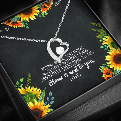 Forever Love Necklace - Girlfriend/Wife - Home is Next to You