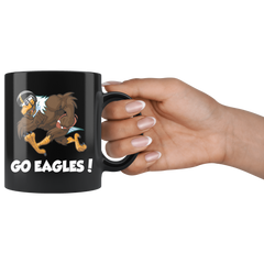 VnSupertramp Swoop Eagles Mascot Coffee Mug Fun Gift Black Coffee Mug -Fun Coffee Mug For Philadelphia Eagles Fans