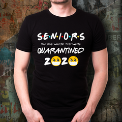 Seniors 2020 Friends T-Shirt Class of 2020 The One Where They Were Quarantined