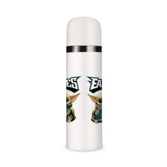 Philadelphia Eagles Baby Yoda Vacuum Insulated Stainless Steel Thermal Travel Mug (12oz)