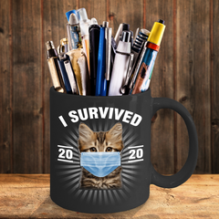 Cat I Survived 2020 Mug