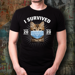 Cat Tzu I Survived 2020 TShirt