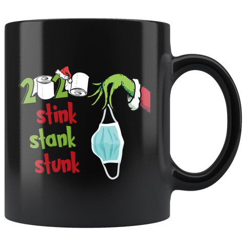 Grinch Stink Stank Stunk Mug - Black