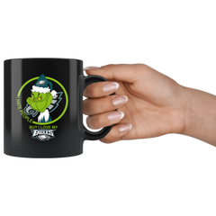 Philadelphia Eagles Grinch I Hate People But I Love My Eagles Funny Coffee Mug Gift