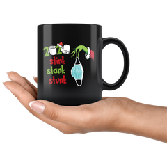 Grinch Stink Stank Stunk Mug - Black