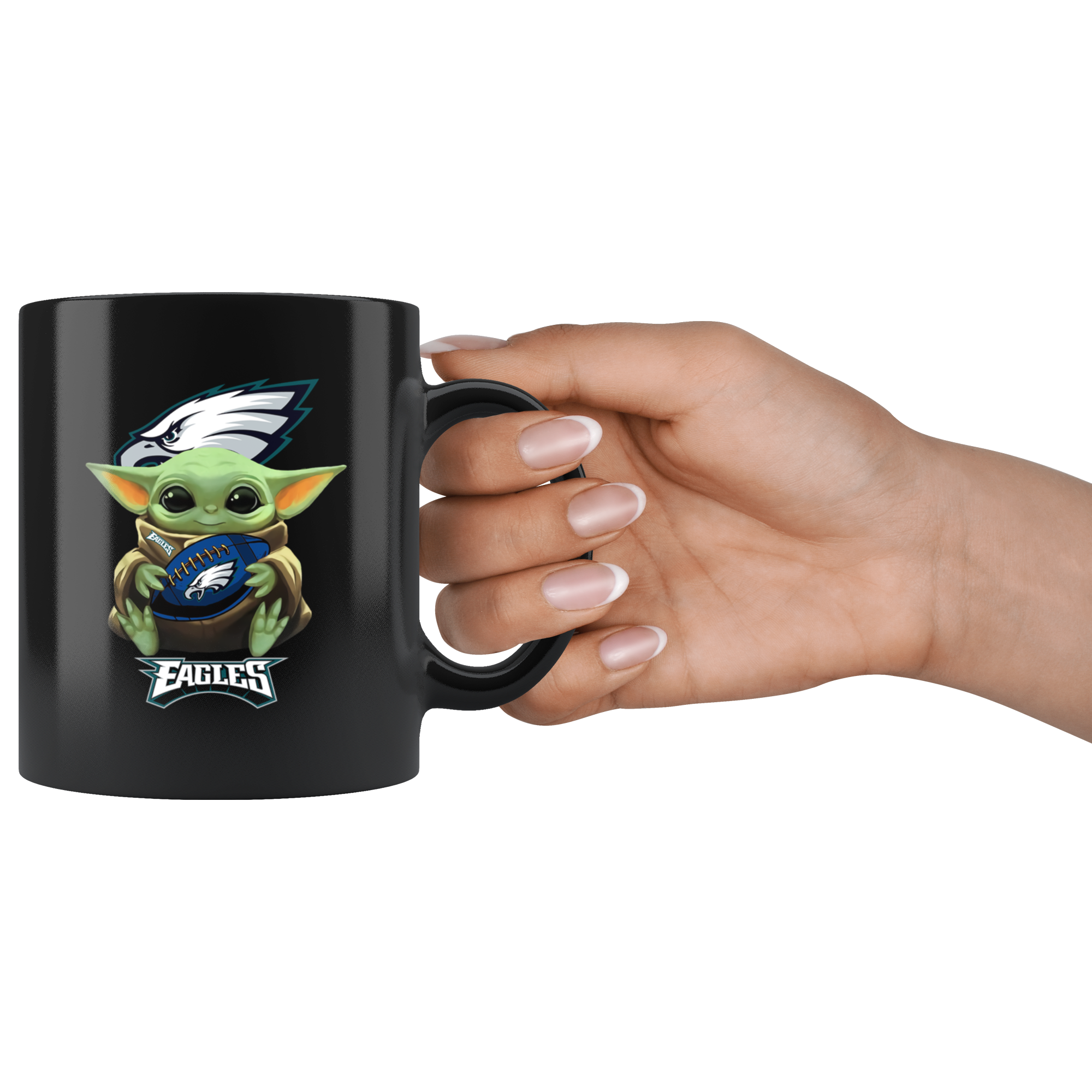 San Fransisco 49ers NFL Black Coffee Mug Football Star Wars Team Yoda –  Apparel Haven Store