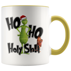 Grinch Ho Ho Holy Shit Grinch Funny Coffee Mug Gift