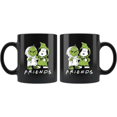 FRIENDS Grinch And Snoopy Baby Cute Funny Black Coffee Mug Gift