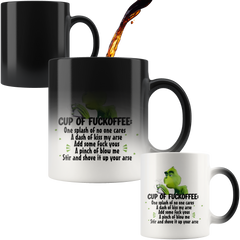 Grinch Cup Of Fuckoffee Magic Color Change Coffee Mug Great Office & Home 11oz Coffee Mug Gift